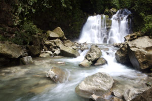 Rio Bellavista waterfall by Bryan Beasley